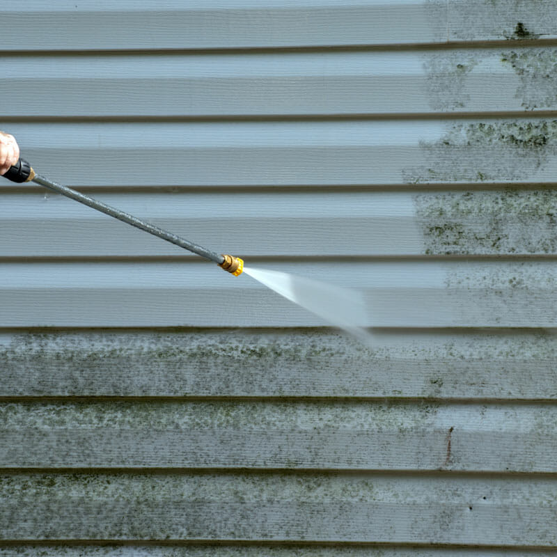pressure washing house siding